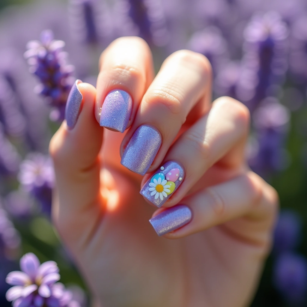 Daisies and Easter Sparkle