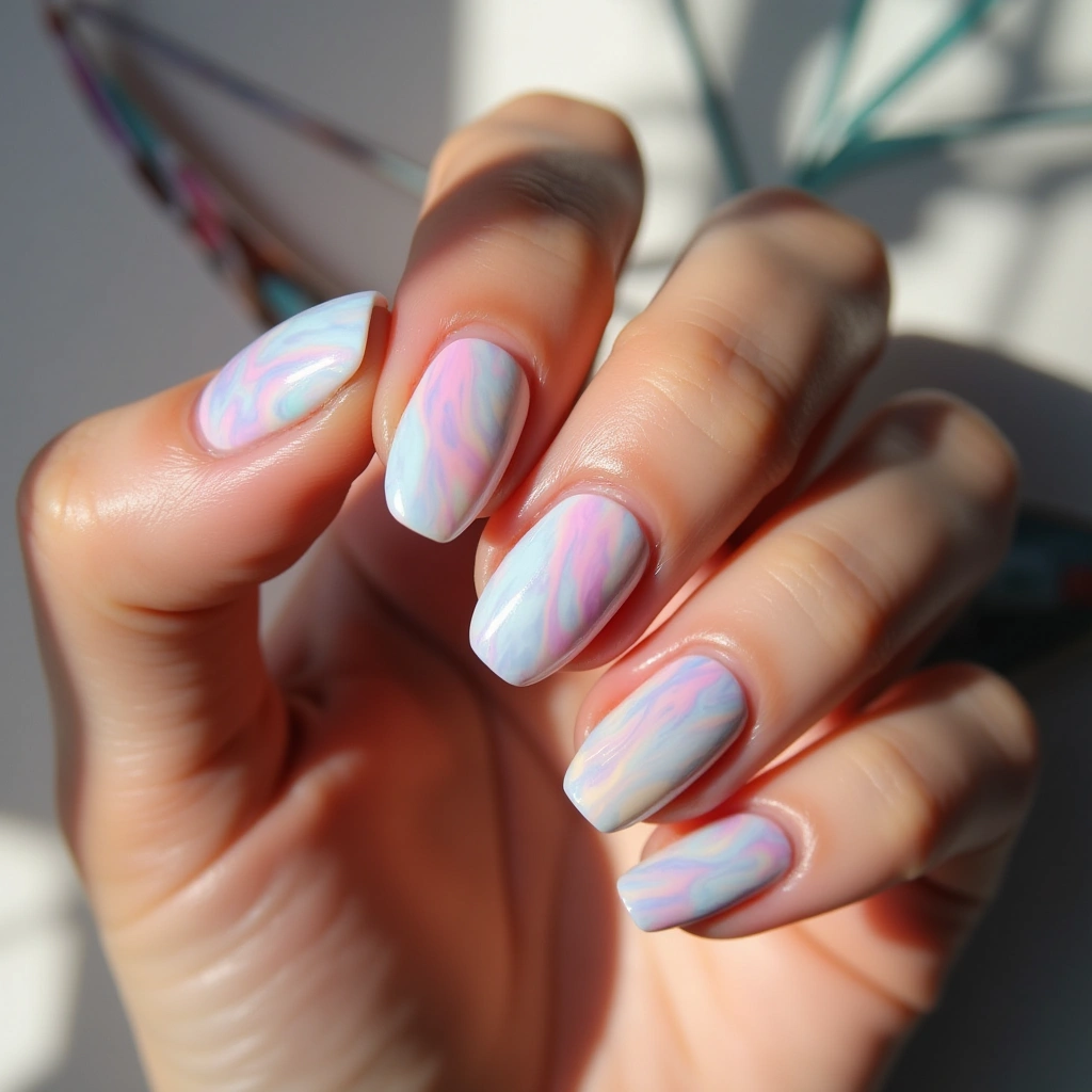 Pastel Opal Swirl