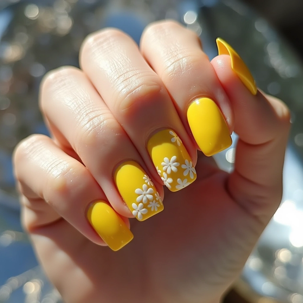 Daisy Yellow Opal