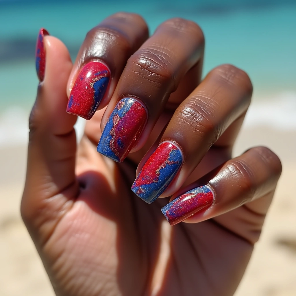 Artistic Memorial Marbling