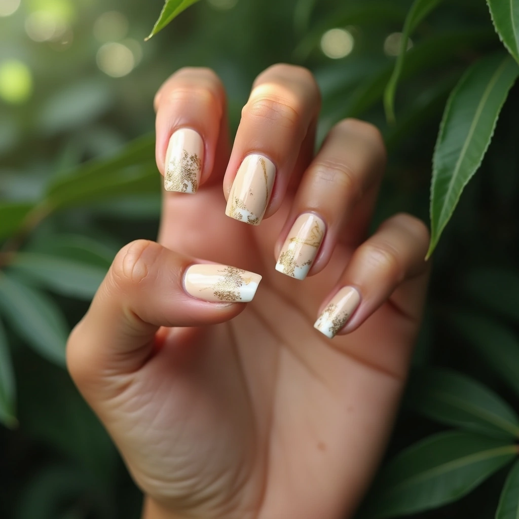 Sophisticated Marble Champagne