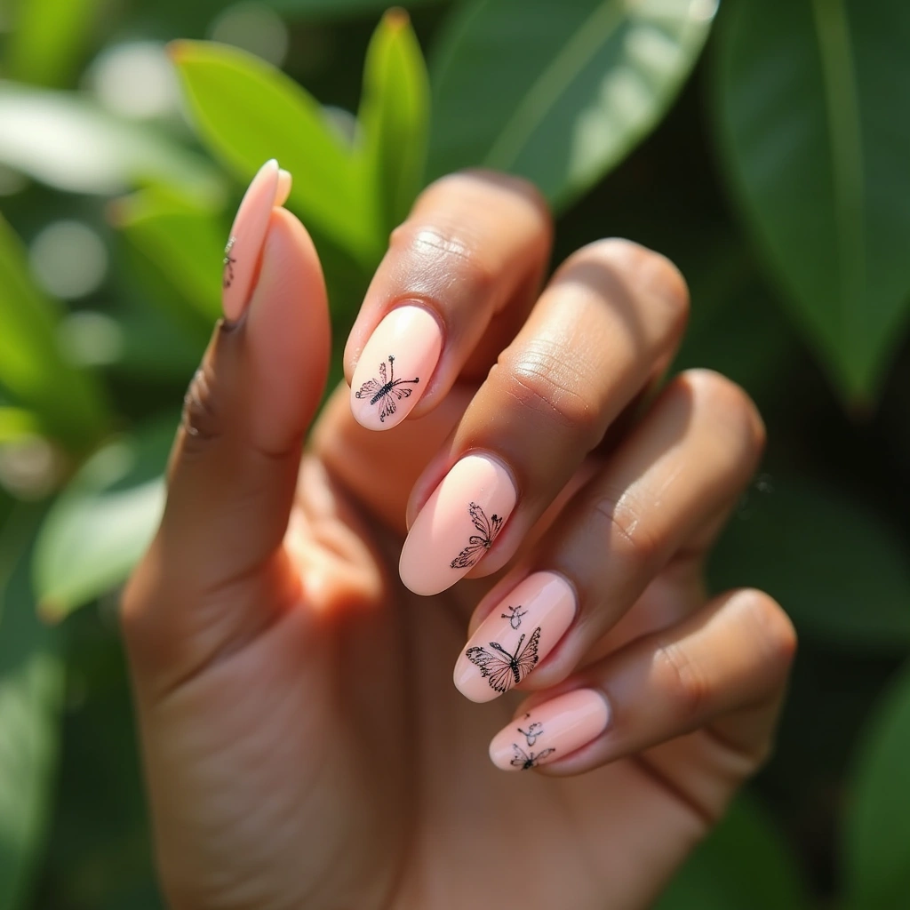 Peach Butterfly Boho