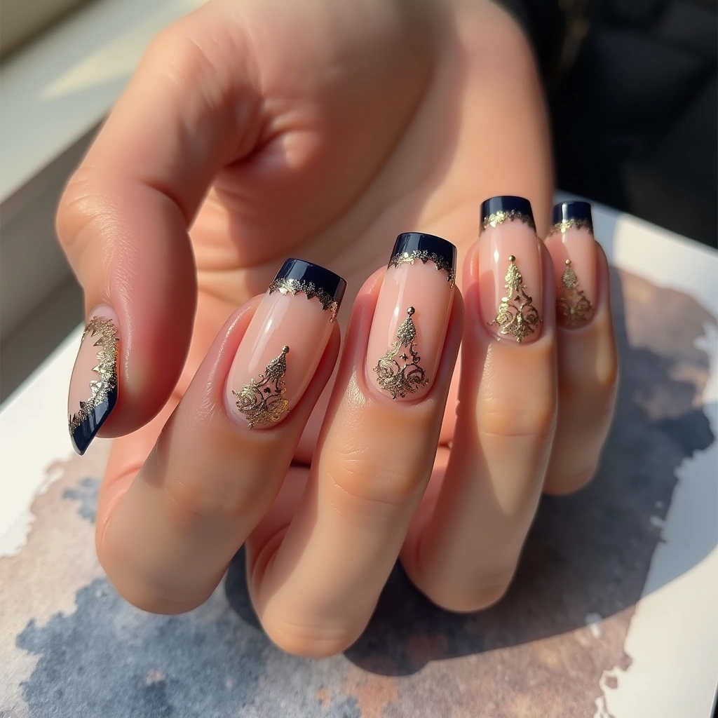 Luxurious Filigree Double French