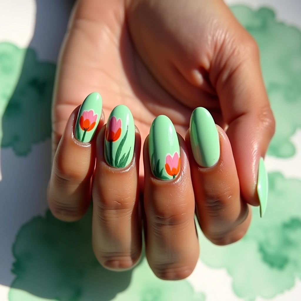 Green Tulip Vibrance