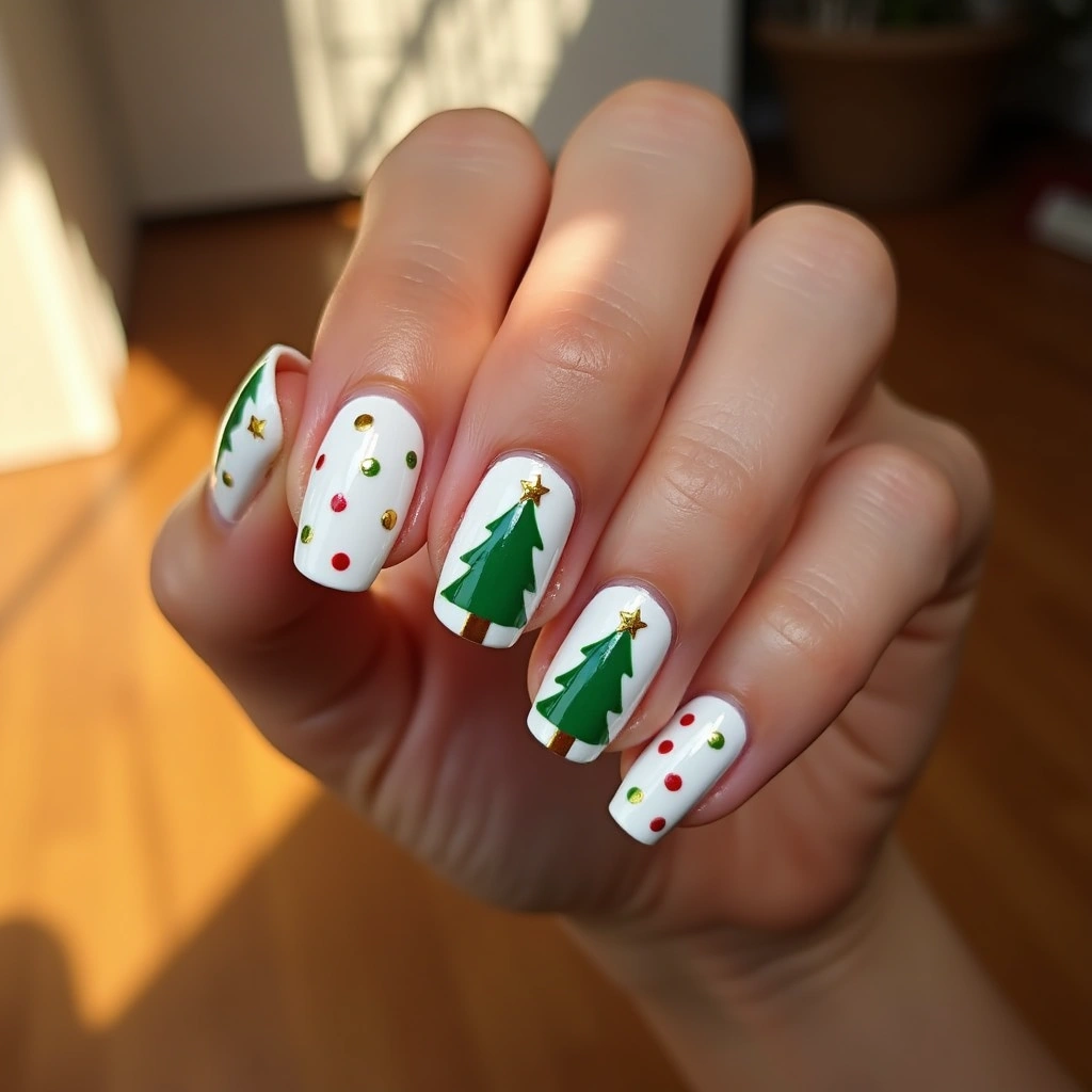 Bold White Christmas Tree