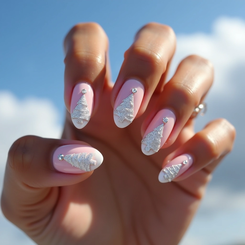Pastel Pink Christmas Tree
