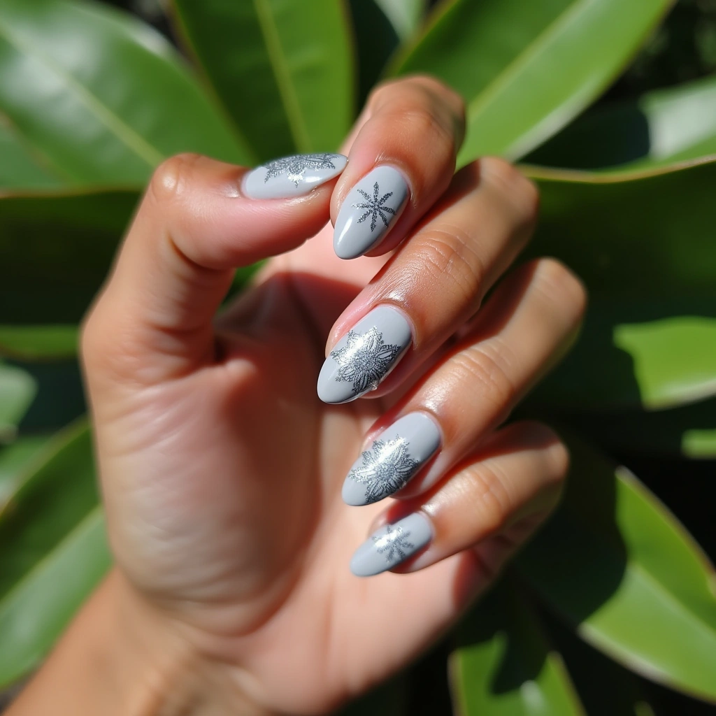 Intricate Gray Mandala