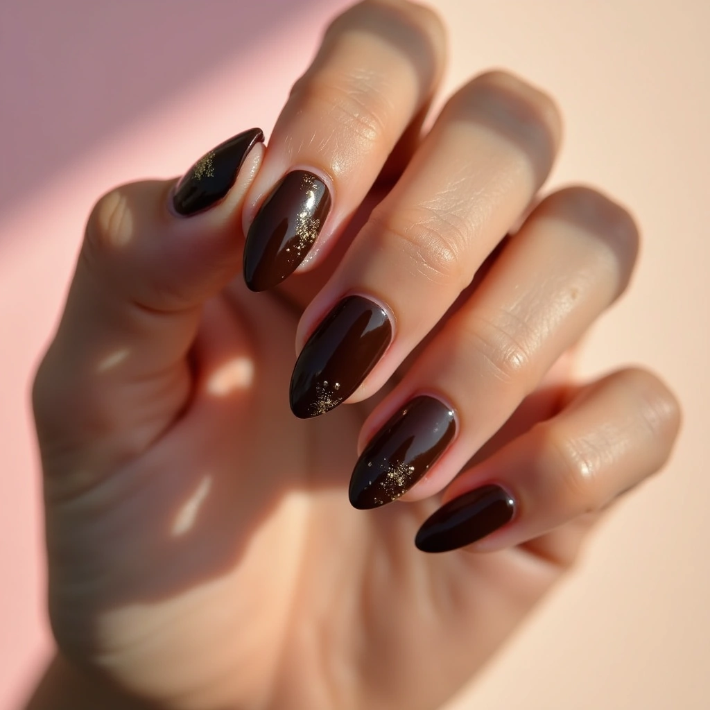 Luxurious Brown Acrylic