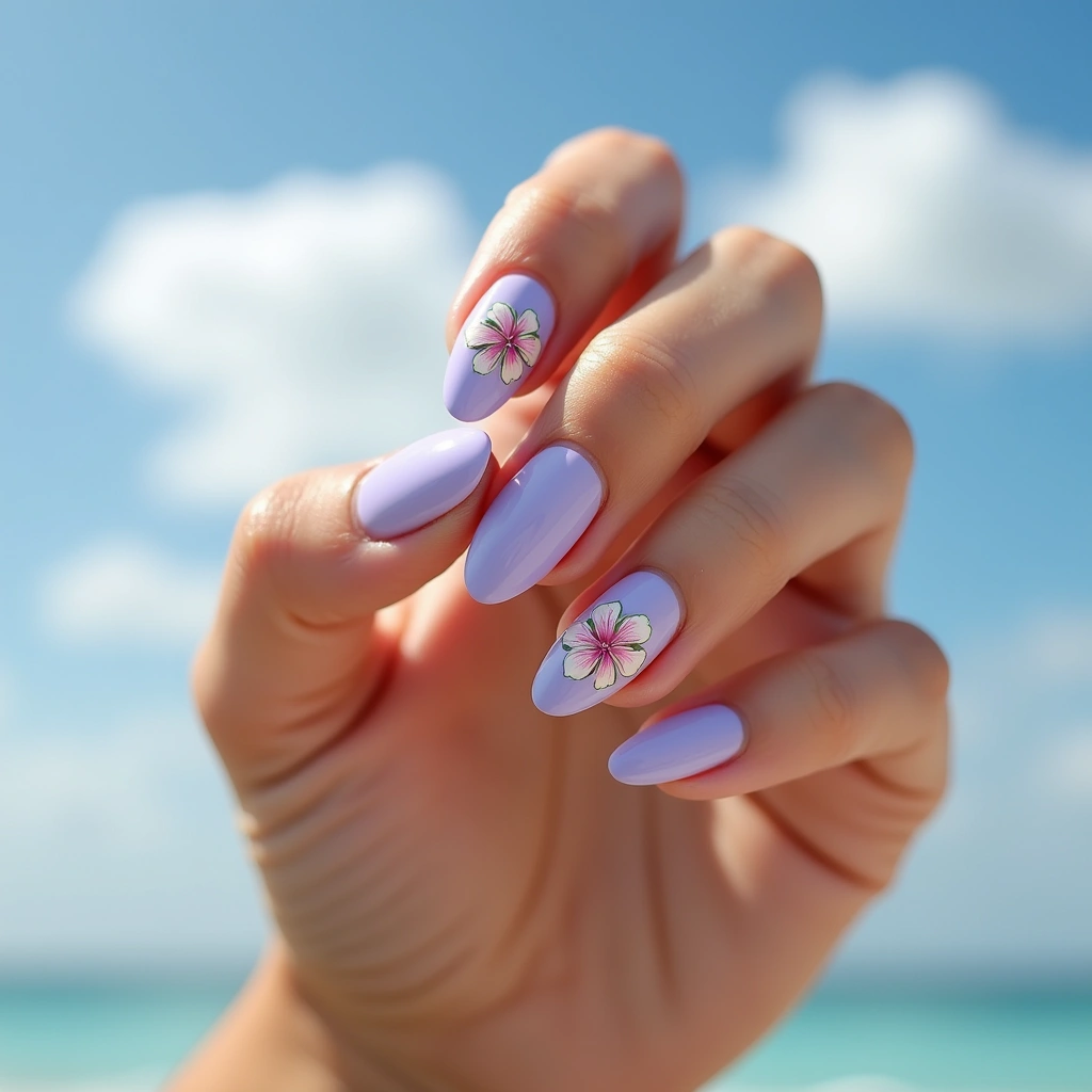 Lilac Hibiscus Gloss