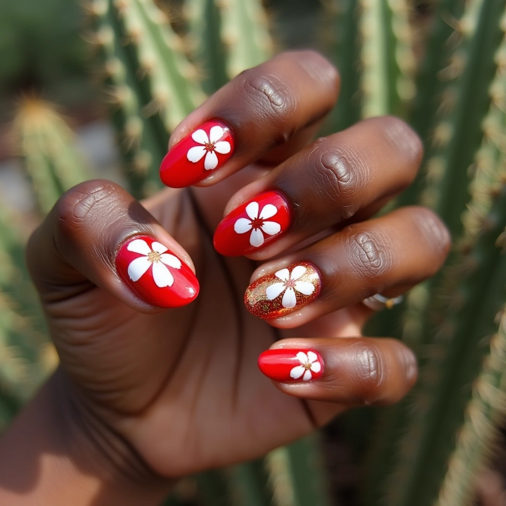 Red Hibiscus Festivity