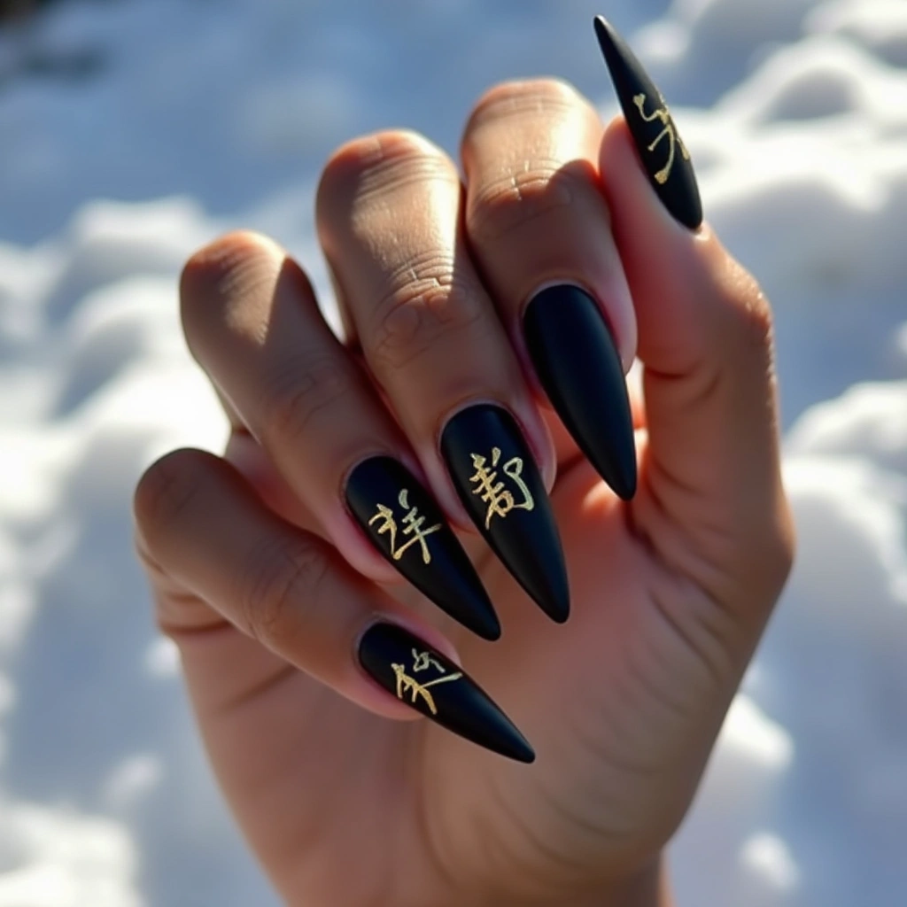 Kanji Noir Chic