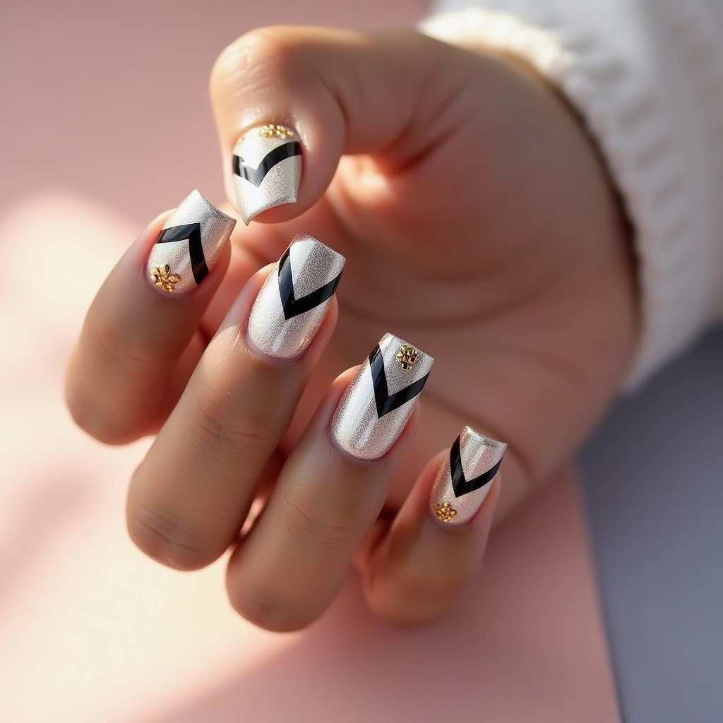 Chevron Vanilla Chrome