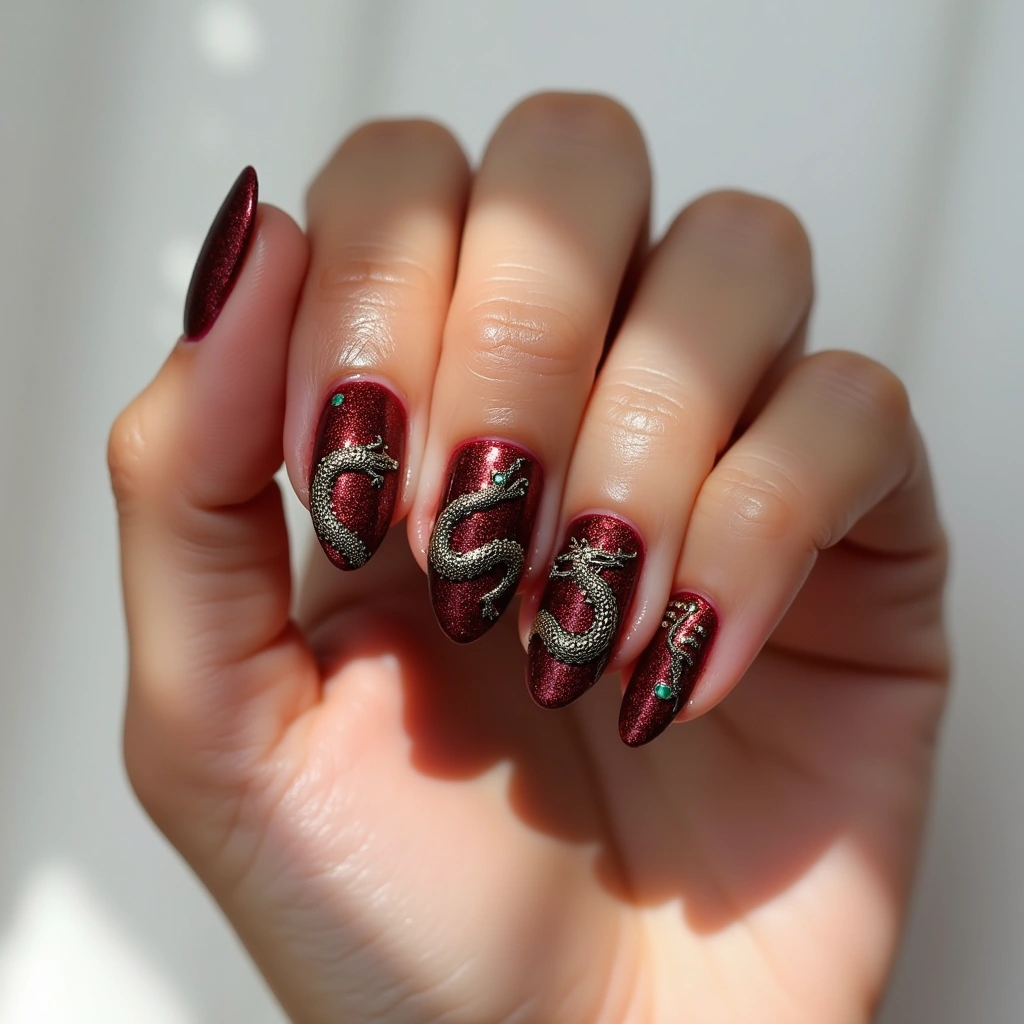 Crimson Dragon Wrap