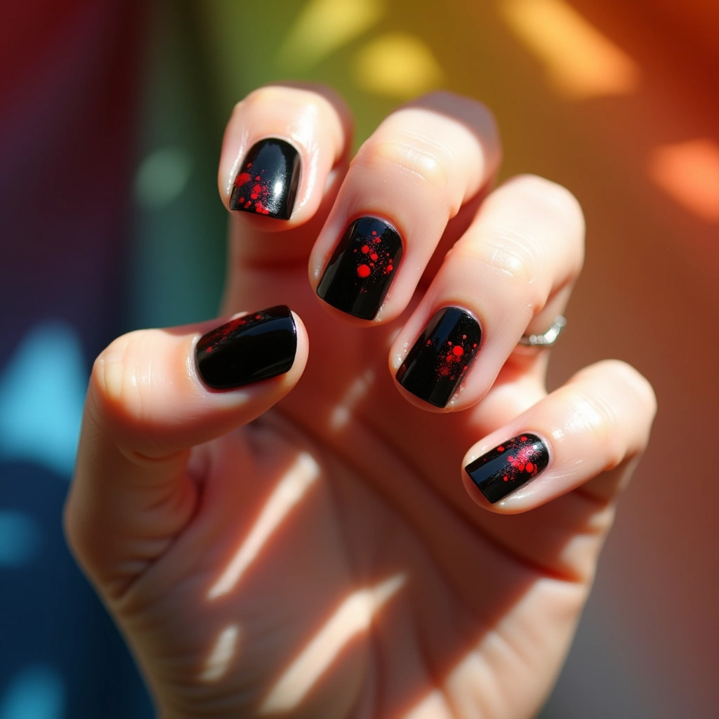 Dramatic Two-Tone Blood