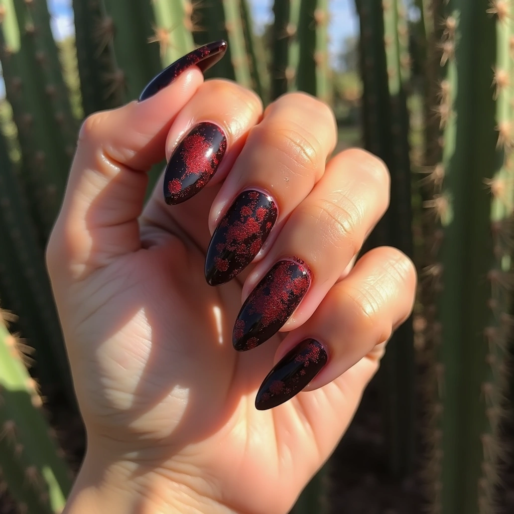 Luxurious Blood Splatter Flair