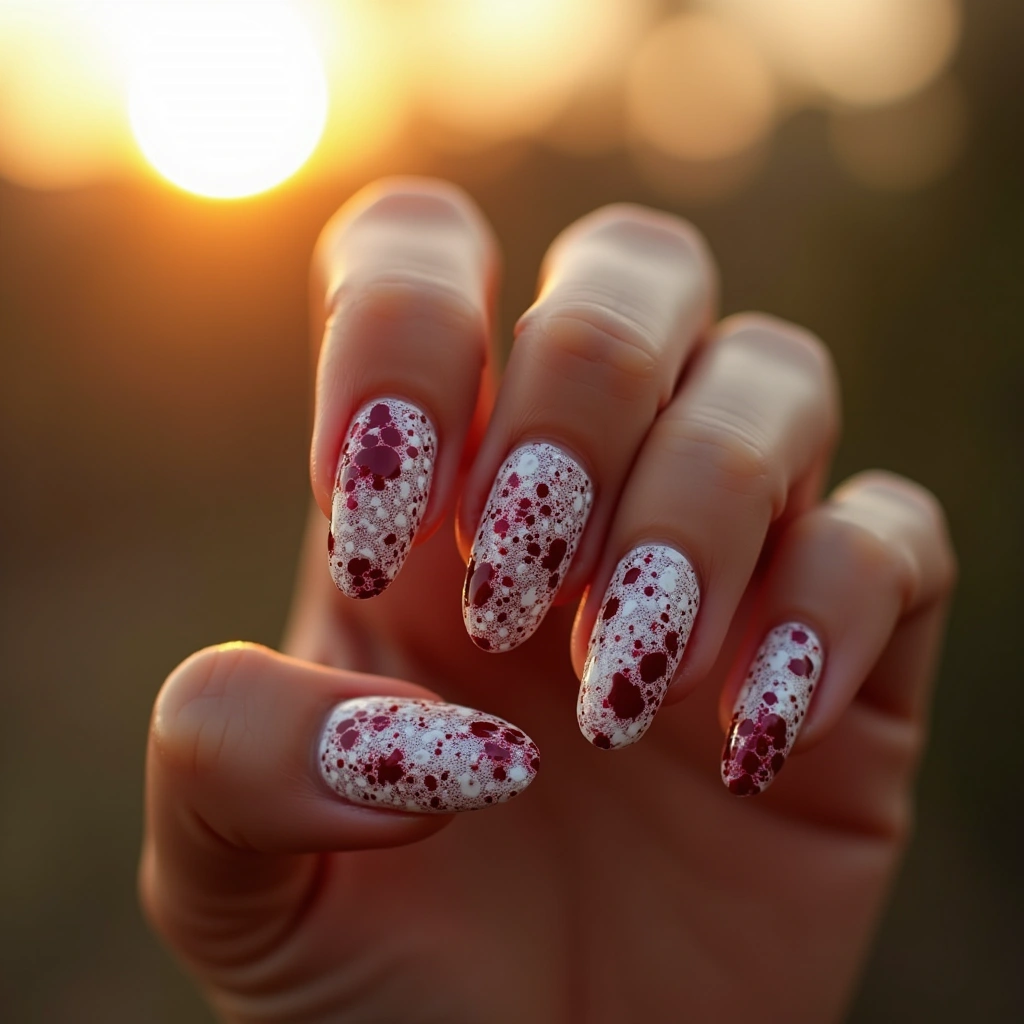 Lace and Blood Splatter