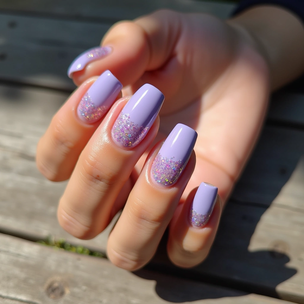 French With Lavender Shine