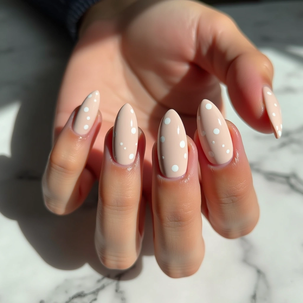 White Dots Whimsical Wave