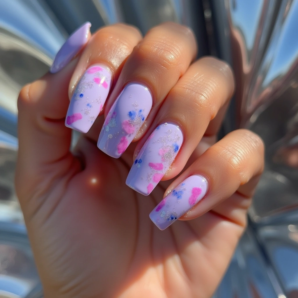 Dreamy Lavender Acrylic