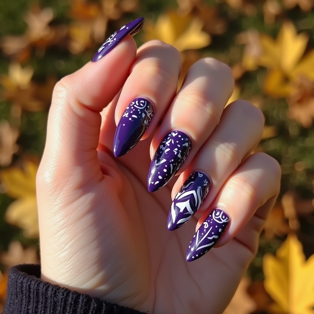 Unique Purple Acrylic