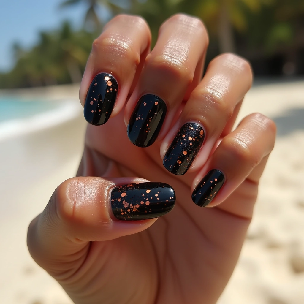 Glamorous Orange And Black