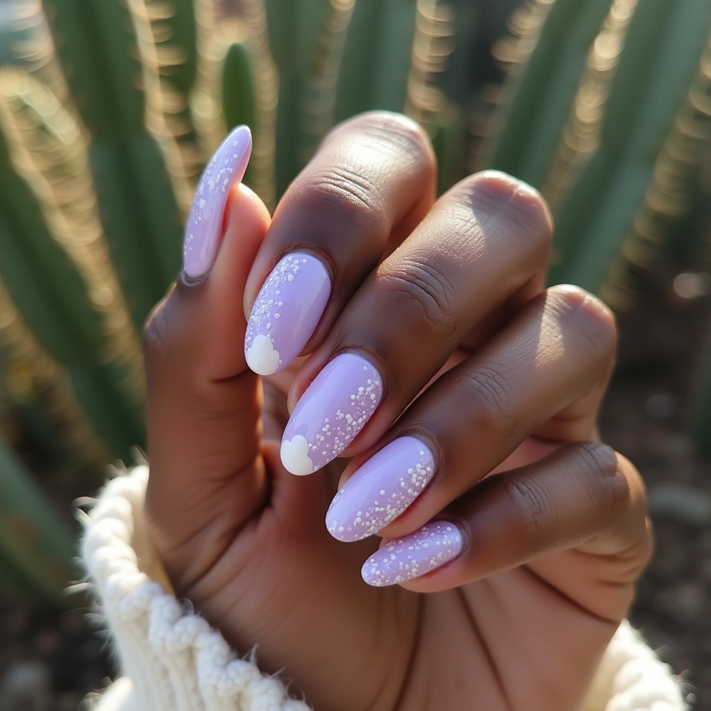 Whimsical Lavender Dashes