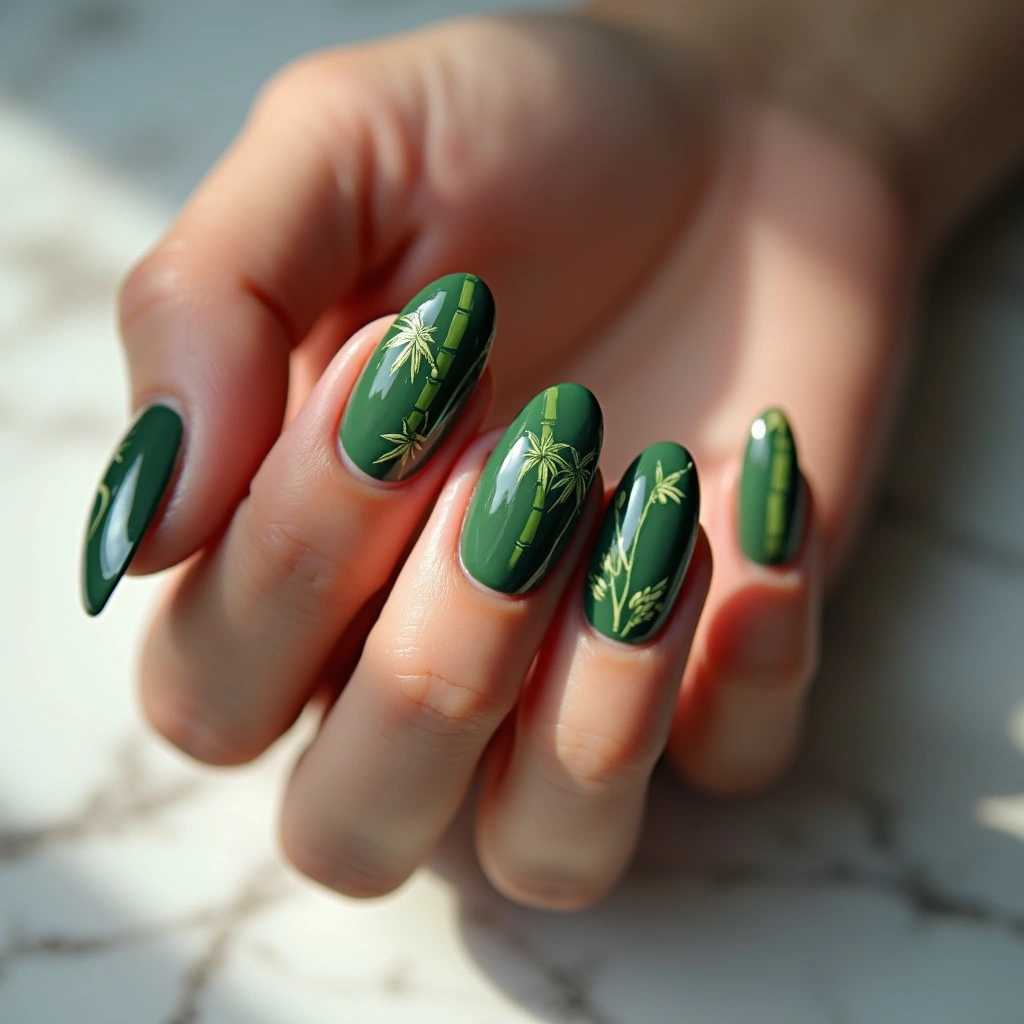 Glossy Green Bamboo