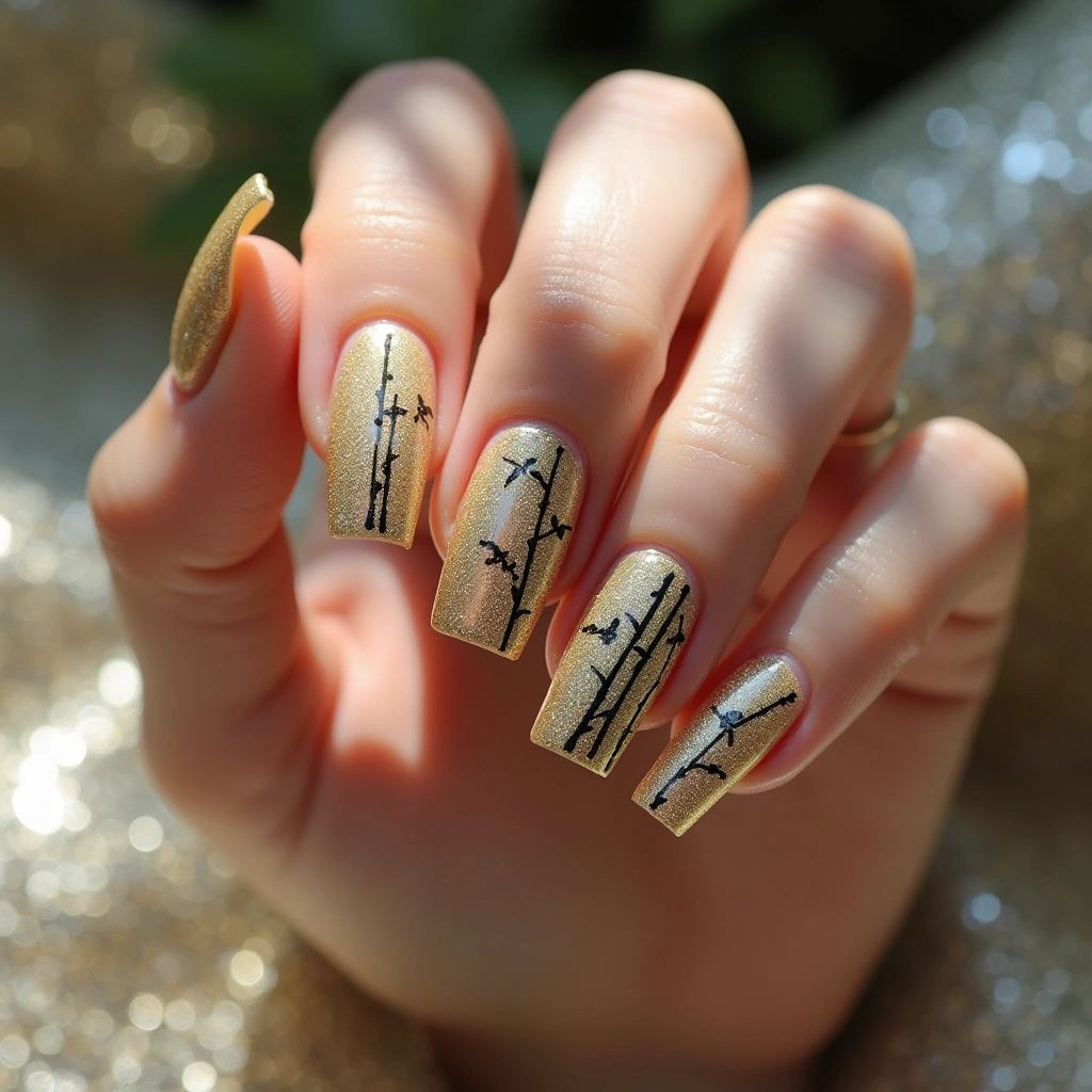 Whimsical Bamboo Scene