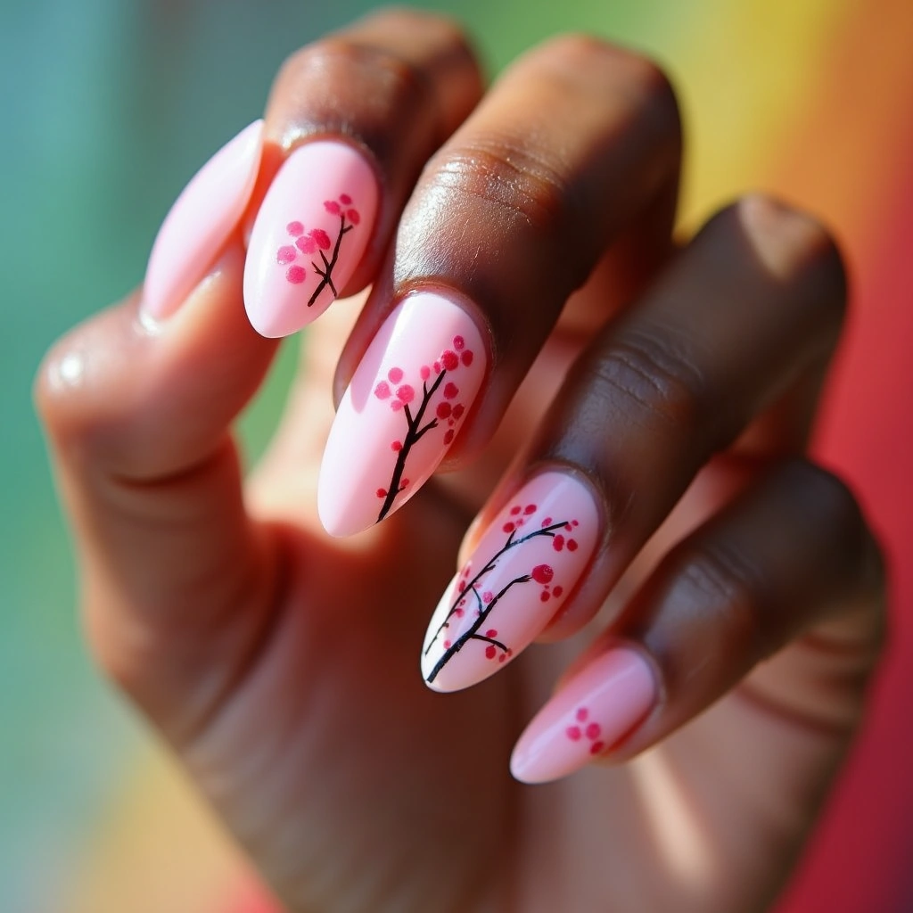 Pink Bamboo Blossoms