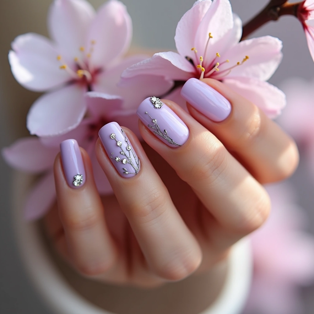 Lavender Bamboo Sparkle