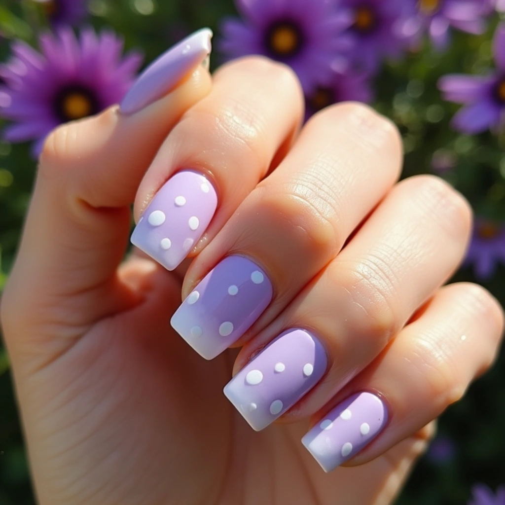 White Dots Gradient Fade
