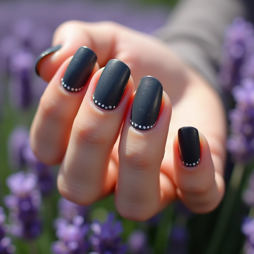 White Dots Lace Cuticle