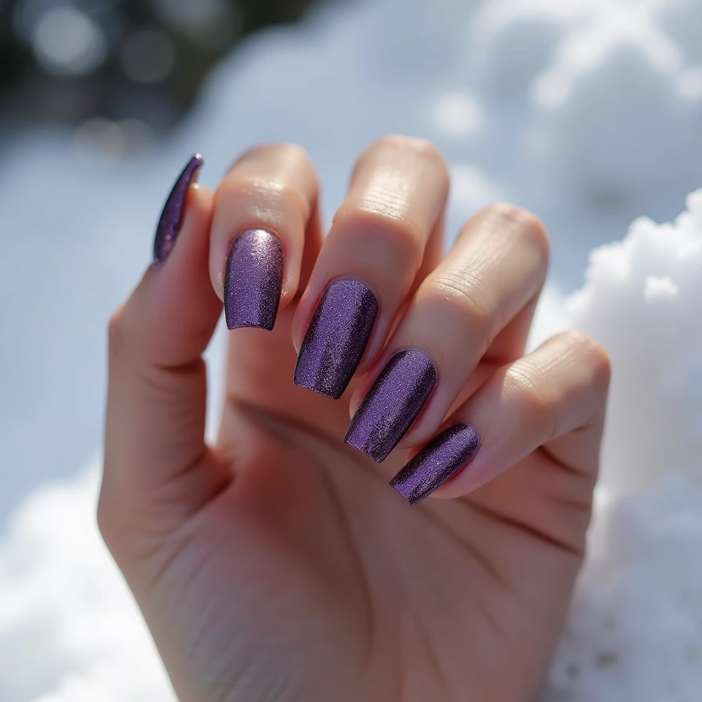 Gradient Amethyst Acrylic