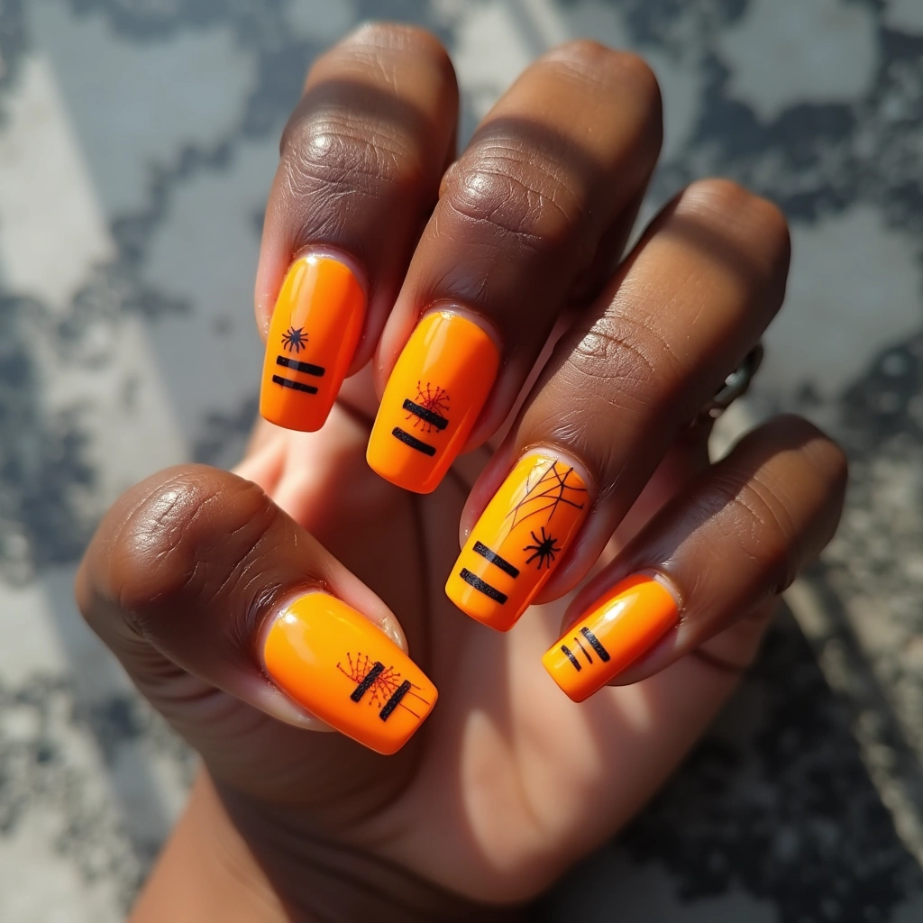 Halloween Color Stripes