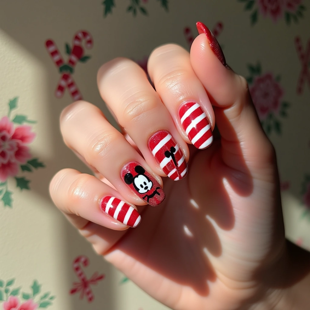 Candy Cane Peekaboo
