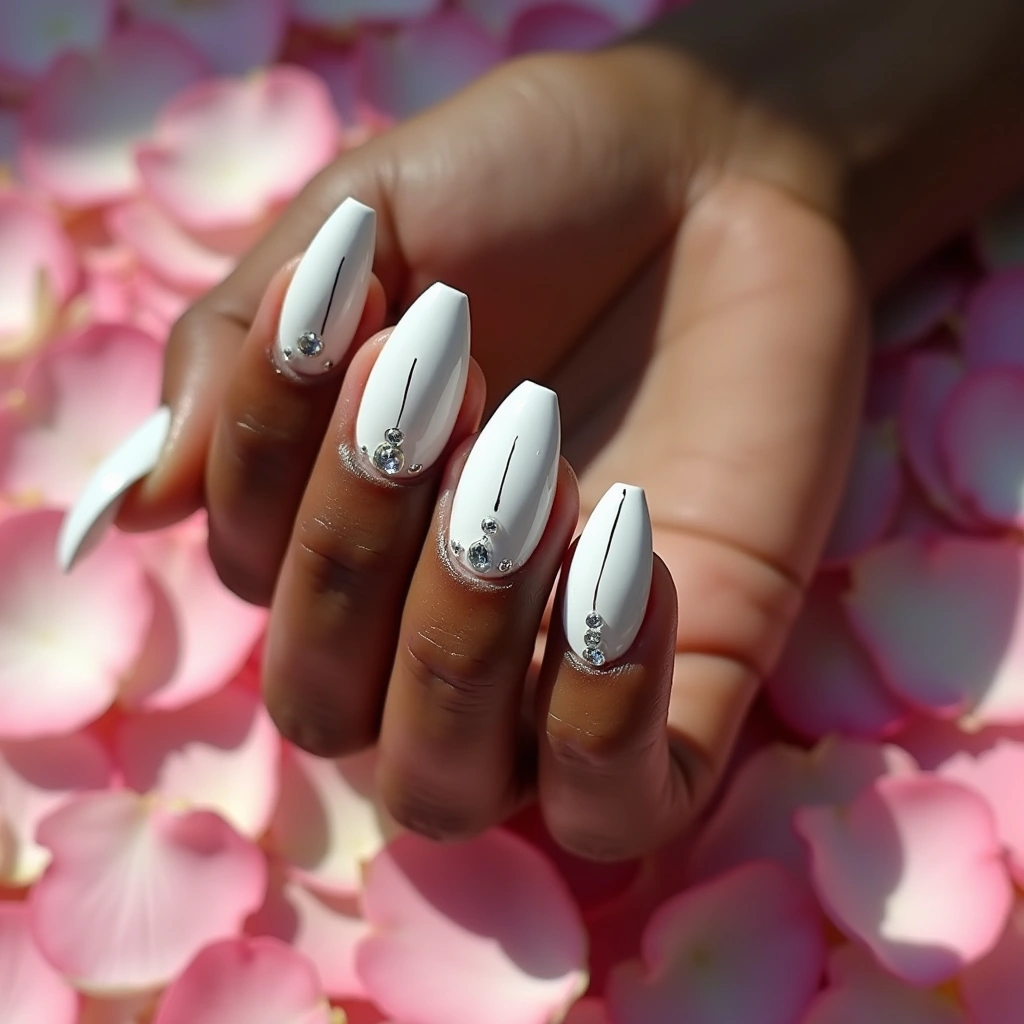 Modern Acrylic With Rhinestones