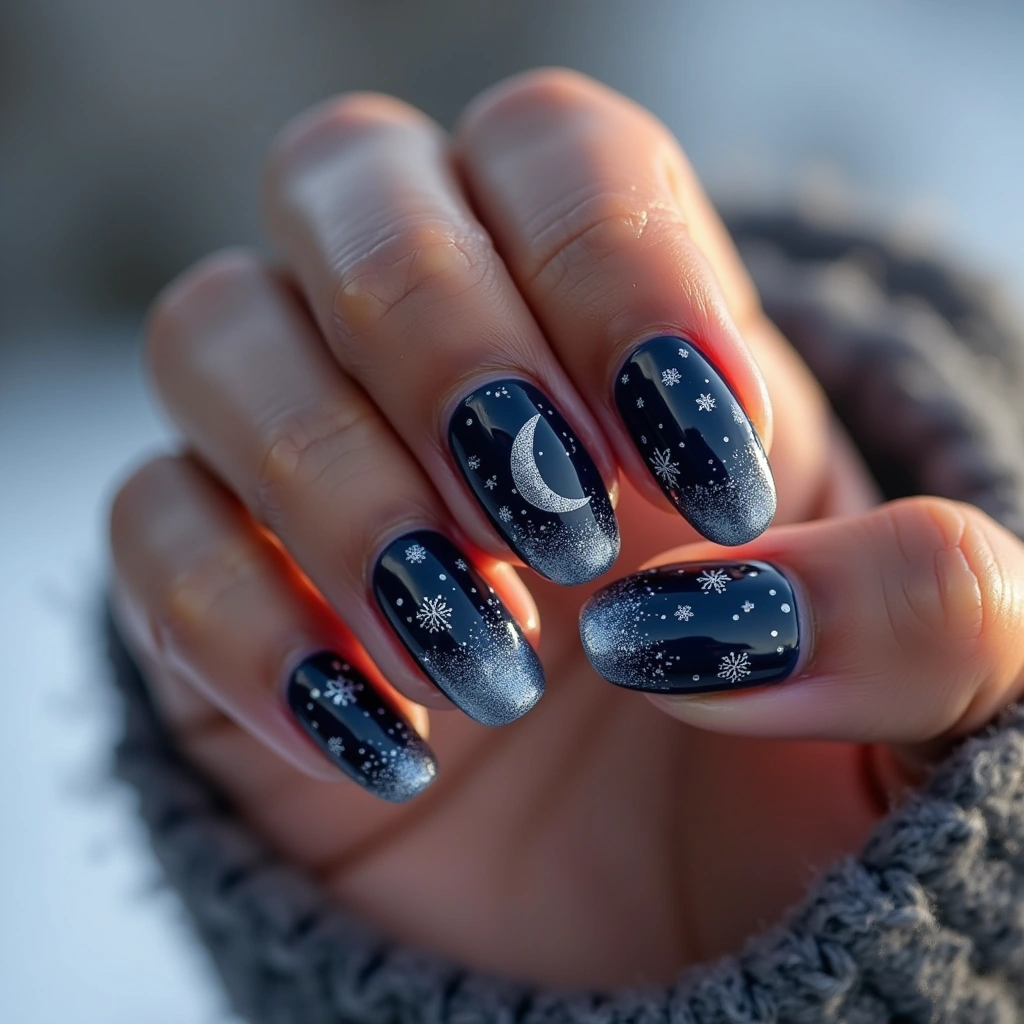 Winter Night Sky Glimpse