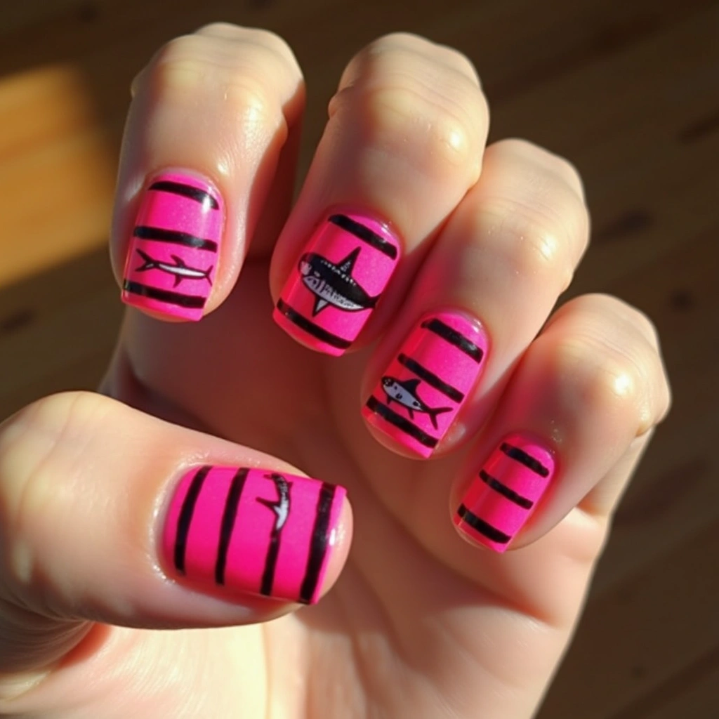 Edgy Shark Stripes