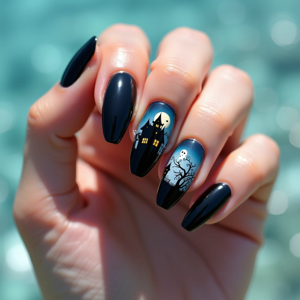 Gothic Haunted Scene