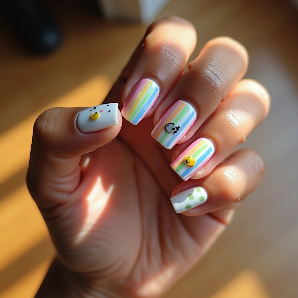 Rainbow Duck Y2K Twist