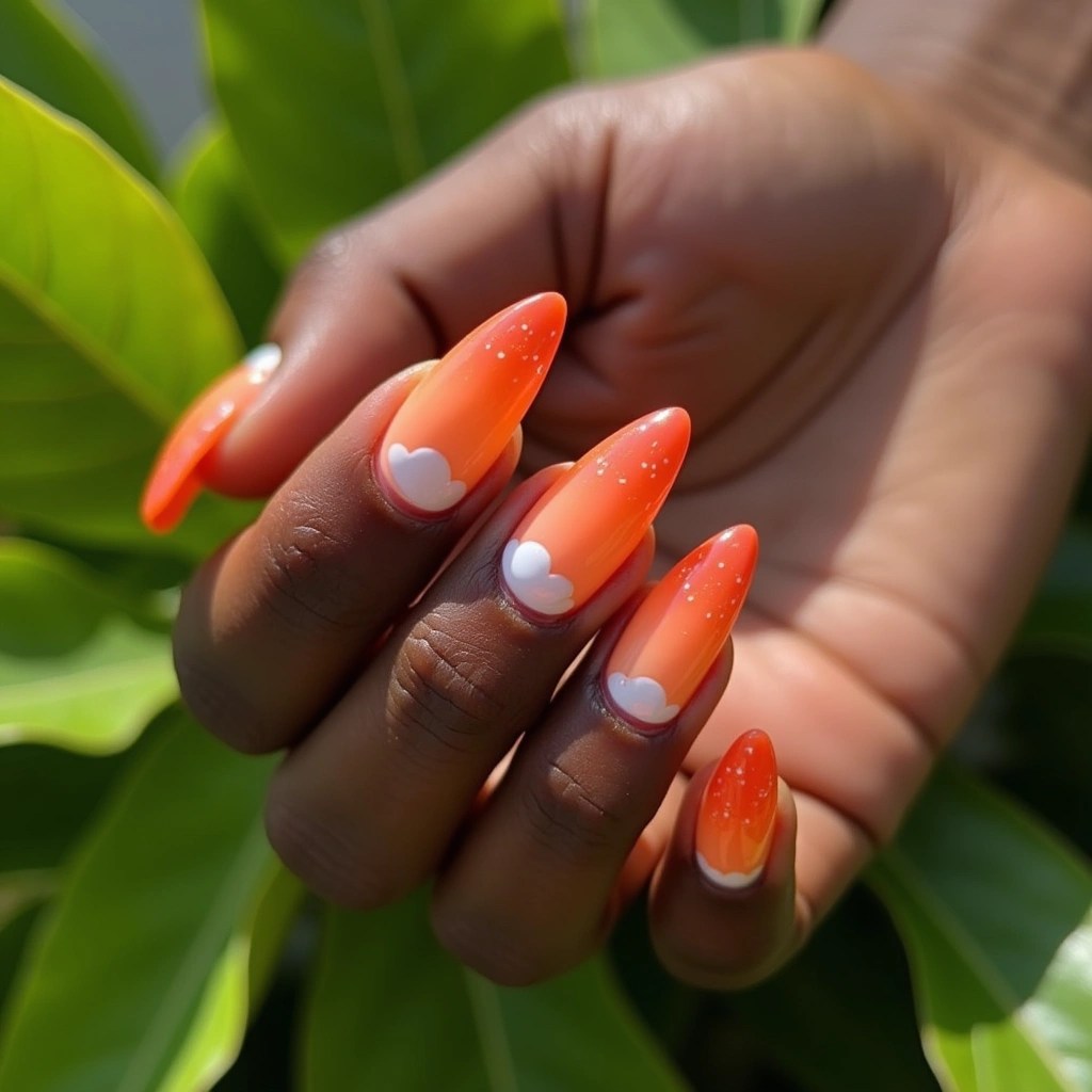 Peachy Sunset Ombre