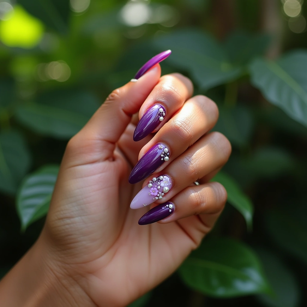 Plum Ombre Beauty