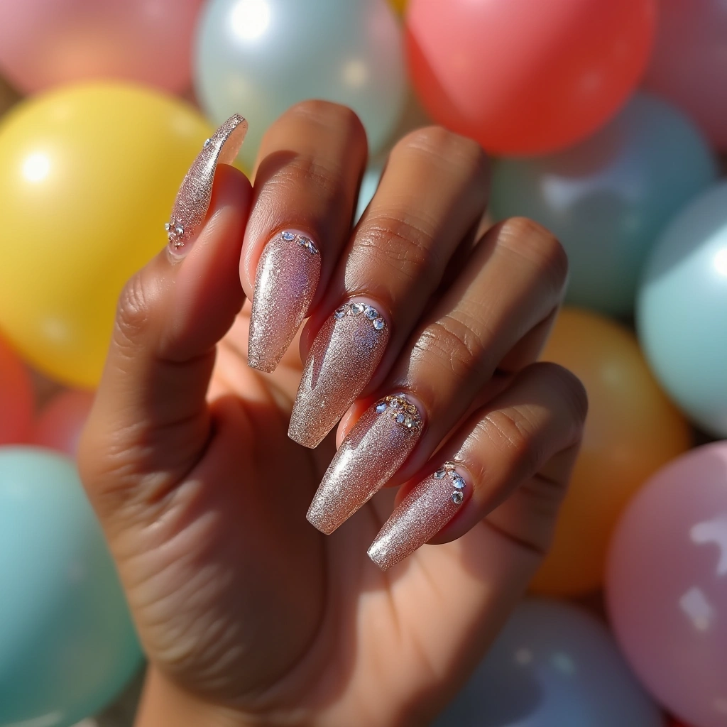 Champagne Ombre Sparkle