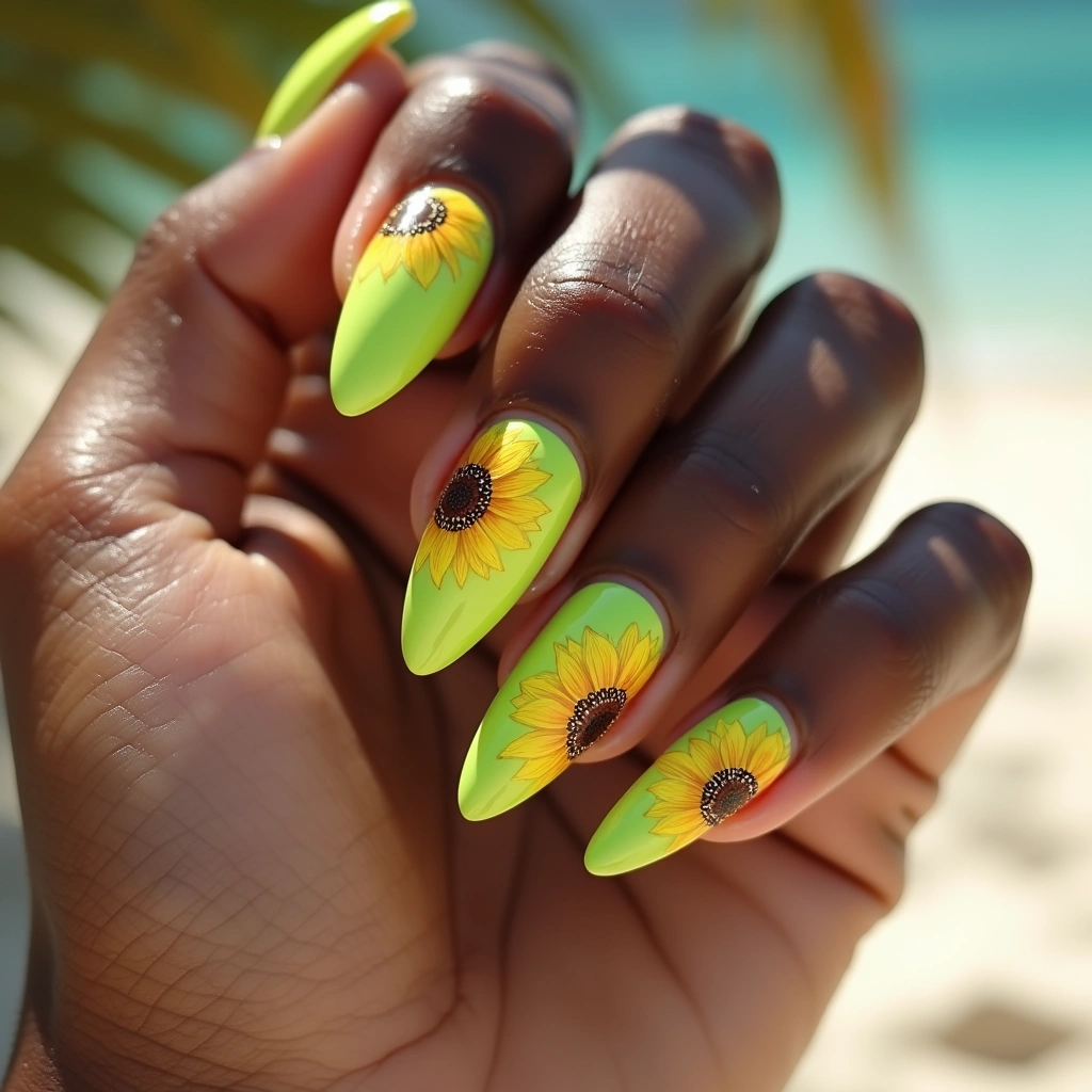 Sunflower Ombre Style