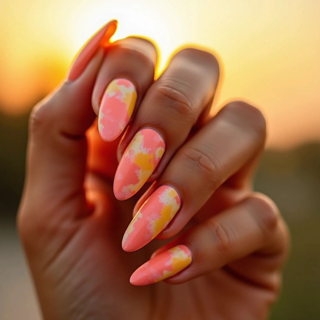 Retro Coral Flare
