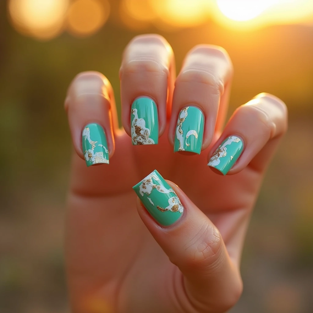 Marbled Teal Flare