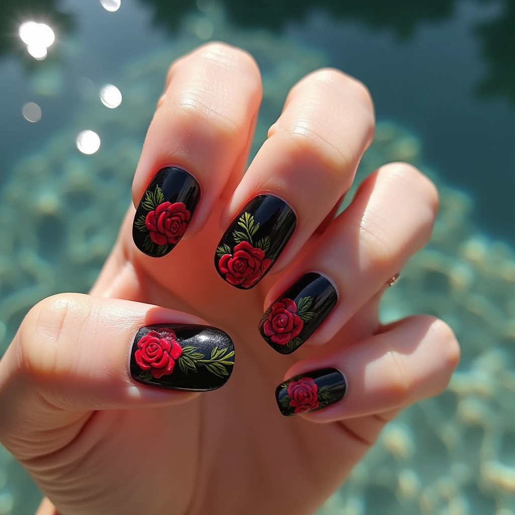 Dramatic Floral Flare