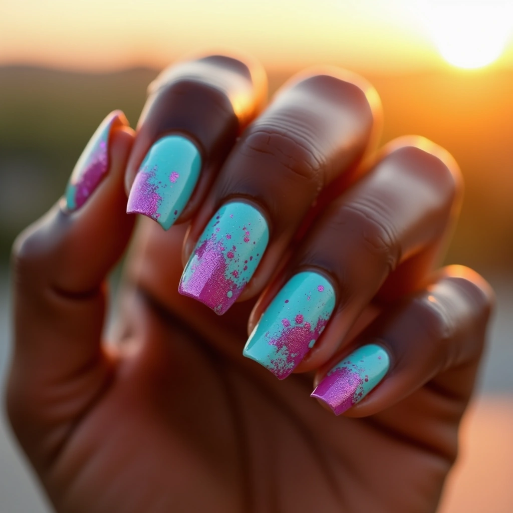 Artsy Turquoise Flare