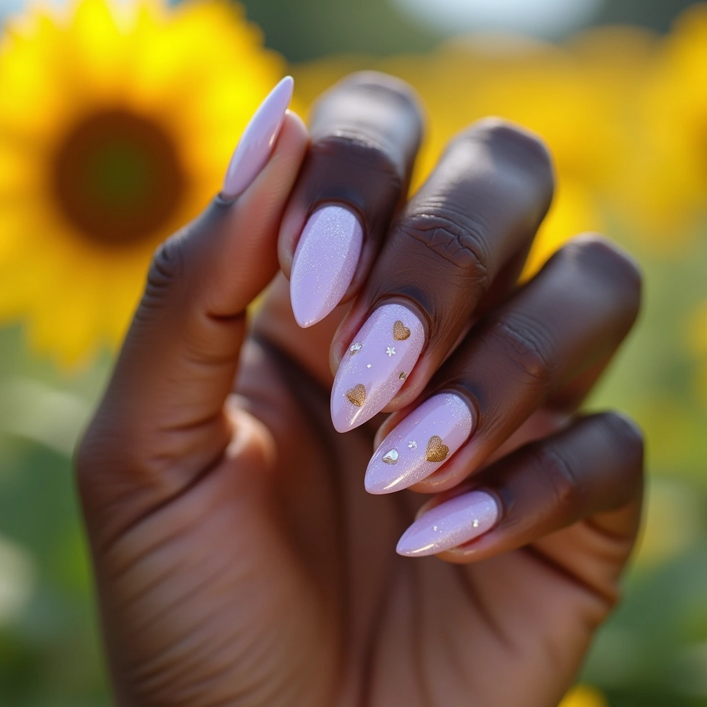 Heart Lilac Almond