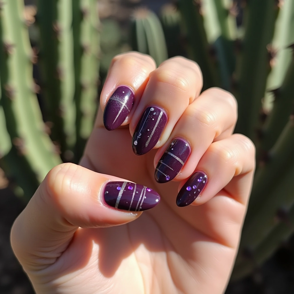 Chic Eggplant Almond